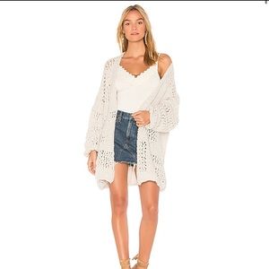 Selling my lightly-worn Free People knit cardigan